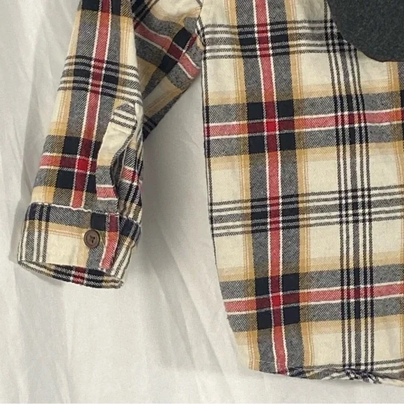 Art Class Toddler Boy Hooded Flannel Long Sleeve Button Up Shirt Size 2T - Picture 14 of 16